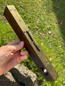 Niveau à Eau-Water level-Ancien 1875-MARPLES & Sons-Hibernia-Laiton et bois-1875 - Photo 1/8