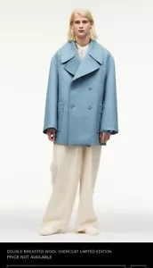 ZARA MEN Rare Sold Out Bloggers Double Coat 9621/304 MEDIUM M $350 - Picture 1 of 7