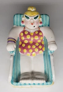 RARE Bain Beautés Sunbathing Lady Chip Lounge - Photo 1/7