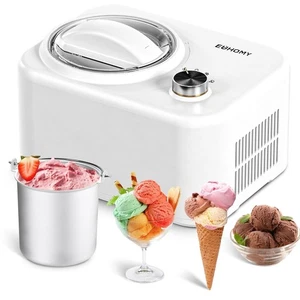 EUHOMY Máquina para Helar con Compresor, 3 Modos Gelato Sorbete Congelado - Imagen 1 de 4