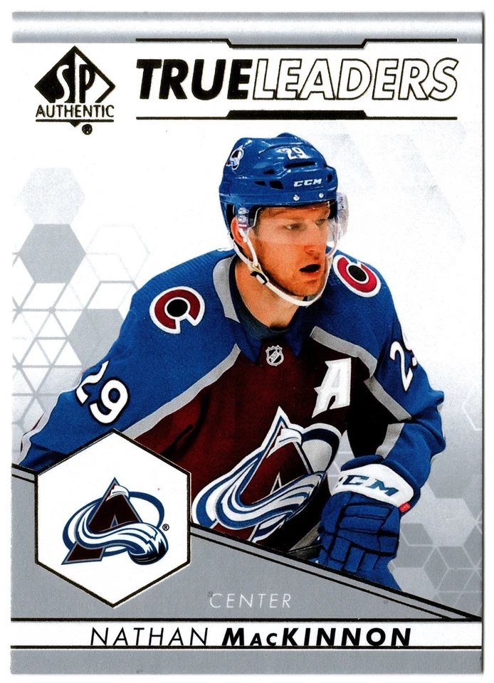 2022-23 Upper Deck SP Authentic True Leaders NATHAN MacKINNON TL-18 Avalanche UD - Image 1 of 1