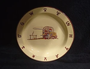 Vintage Monterrey Western Ware Emaille Speiseteller - Bild 1 von 2