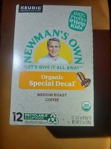 Newman's Own Organics Spezialmischung entkoffeinierter Kaffee, Keurig K-Cup Pods, 12 Stück - Bild 1 von 1