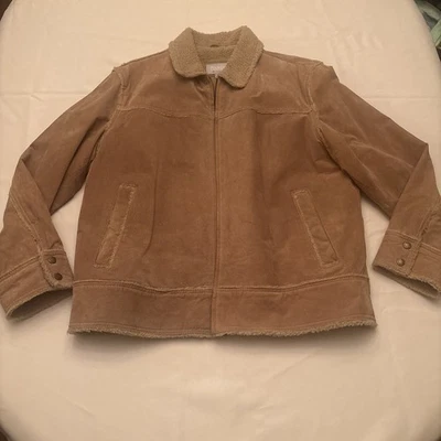 Wilsons M. JULIAN Genuine LEATHER JACKET Mens Sz Large Brown VINTAGE Cowboy Y2K  - Image 1 of 4