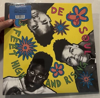 DE LA SOUL: 3 Feet High And Rising - 2023 Reissue 2LP BLUE Vinyl New Sealed - Image 1 of 2