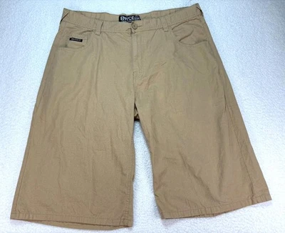 Pantalones Cortos Enyce X Sean Combs Co Para Hombre 42 Alto Caqui Carga Bolsillos Espaldos Bordados Foto 1 de 4