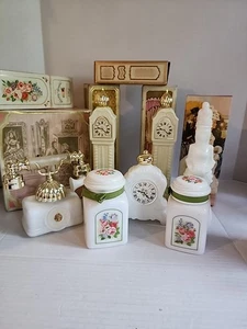 VINTAGE AVON FRANZÖSISCHE UND VIKTORIANISCHE THEMENFLASCHEN leer - Bild 1 von 8