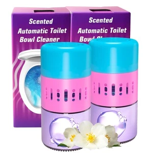Automatic Scented Toilet Bowl Cleaner Bottle,2 pack, Long Lasting Bathroom To... - Picture 1 of 7