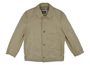 Werner Christ Deer Leather Buttoned Jacket Mens Size 48 - Picture 1 of 23