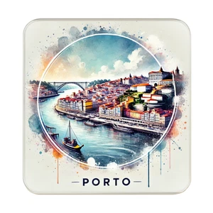Imán de nevera Oporto, Portugal | Recuerdo de viaje regalo coleccionable - Imagen 1 de 5