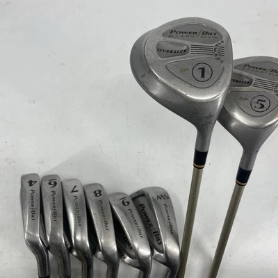 Juego parcial de hierros PowerBilt Grand Slam 4 6-9 SW... driver y 5 madera Foto 1 de 4