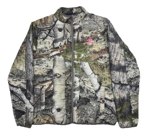 Mossy Oak Camouflage Puffer Jacket Youth Size Large  12/14 Long Sleeve Full Zip - Picture 1 of 11