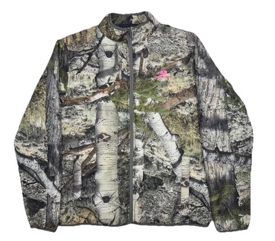 Mossy Oak Camouflage Puffer Jacket Youth Size Large  12/14 Long Sleeve Full Zip - Image 1 of 4