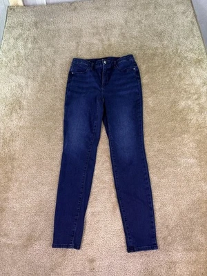 Talbots Womens Jeggings Jeans Size 4 Dark Wash Stretch Mid Rise Blue Denim E368 - Image 1 of 4