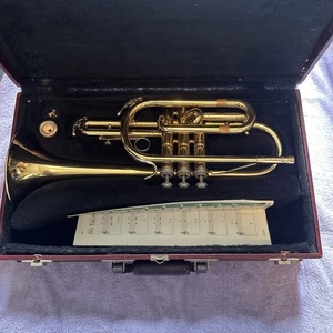 Holton T602 Kornett für Teile oder Reparatur ungetestet Vintage Made in USA - Bild 1 von 14
