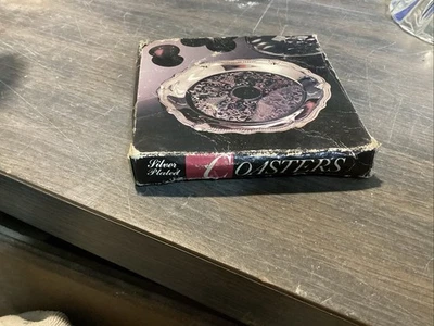 Porta-copos decorativos redondos vintage folheados a prata conjunto com 4 ornamentados - Imagem 1 de 4