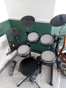 Gear for Music Black Electronic Drum Kit with Cymbals and Hardware  9-Piece - Picture 1 of 3