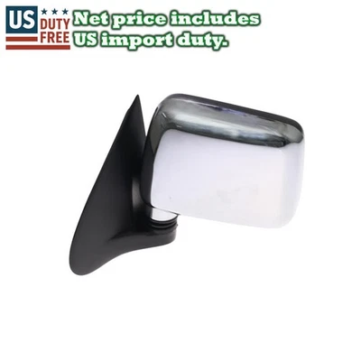 Espejo retrovisor izquierdo cromado para camioneta Isuzu Faster TF TFR Rodeo KB42 Chevrolet LUV Foto 1 de 4