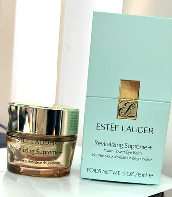 ESTEE LAUDER Revitalizing Supreme+ Bálsamo para ojos global antienvejecimiento Cell Power 0,5 oz - Foto 1 de 4