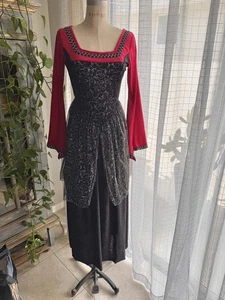 Medieval Renaissance Maxi Dress Halloween Witch Princess Cosplay Costume O/S - Picture 1 of 10