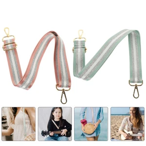 2 Pcs Cinghie Luminose Per Le Borse Spalla Di Borsa Da Donna Mancare - Foto 1 di 12