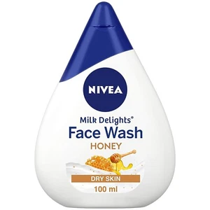 NIVEA Milk Delights Face Wash Moisturizing Honey For Dry Skin 100ml - Picture 1 of 7