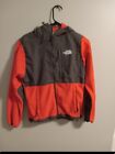 The North Face Red Denali Full Zip Polartec Hooded Fleece Jacket Womens Size S/P