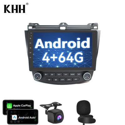 Android 13 4G+64G Autoradio Für Honda Accord 2003-2007 GPS NAVI WIFI 10.1 Inch - Bild 1 von 4