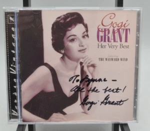 Gogi Grant - Her Very Best / Autographed - LIKE NEW - Picture 1 of 3