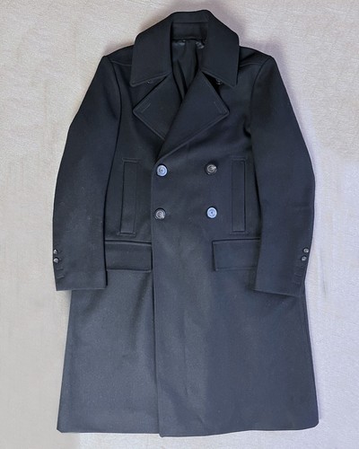 Giacca di lana Rick Owens Strobe FW 22 TG 50 'Slim Drella' stile classico pavone