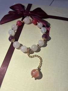 Code Twin Handmade Bracelet with Natural Quartz - Picture 1 of 2