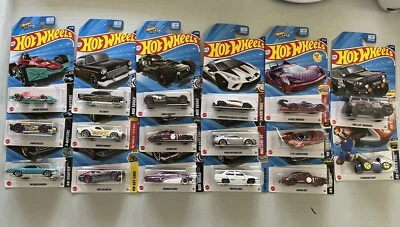 Hot Wheels Factory Sealed Lot Of 17 Diecast  1/64 Scale Vehicles & Star Wars New - Image 1 of 4