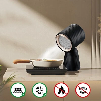 SNDOAS Tragbare Dunstabzugshaube Desktop-Abzugshaube mit 3-Gang BBQ Hot Pot