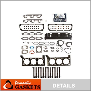 Fits 01-04 Chrysler Town Country Dodge Grand Caravan 3.8L Head Gasket Set Bolts - Picture 1 of 9