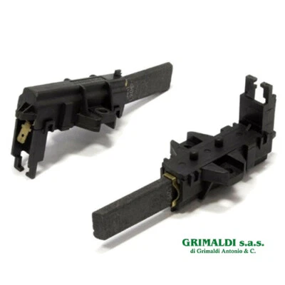 COPPIA SPAZZOLE CARBONCINI MOTORE LAVATRICE ZANUSSI REX ELECTROLUX 4055050480