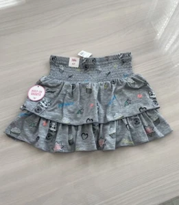 New! Jutsice Girls Tiered Ruffle Skirt w/ Built-In Shorts nwt Size 6/7 - Picture 1 of 3