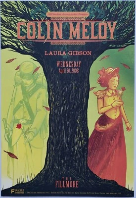 Colin Meloy Poster The Decemberists Fillmore Laura Gibson April 30 2008 - Image 1 of 2