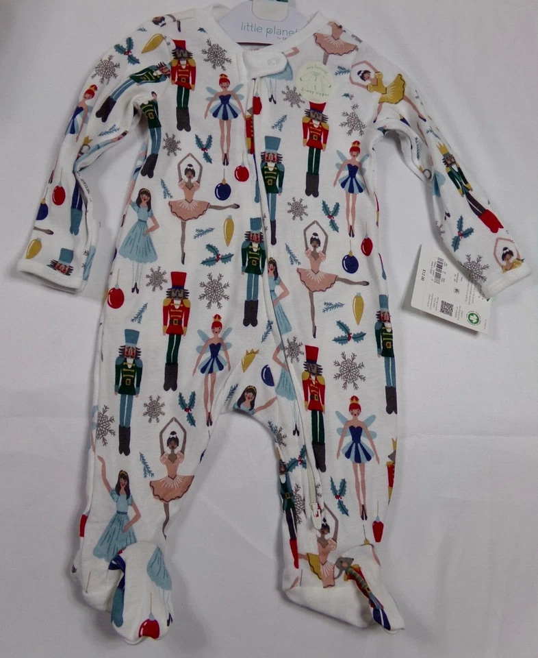 Little Planet by Carter’s Organic Cotton Sleeper Size Newborn Nutcracker Ballet