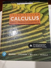 Calculus-Early Transcendentals-Third Edition-Hardcover-By: Briggs, Cochran, Gill