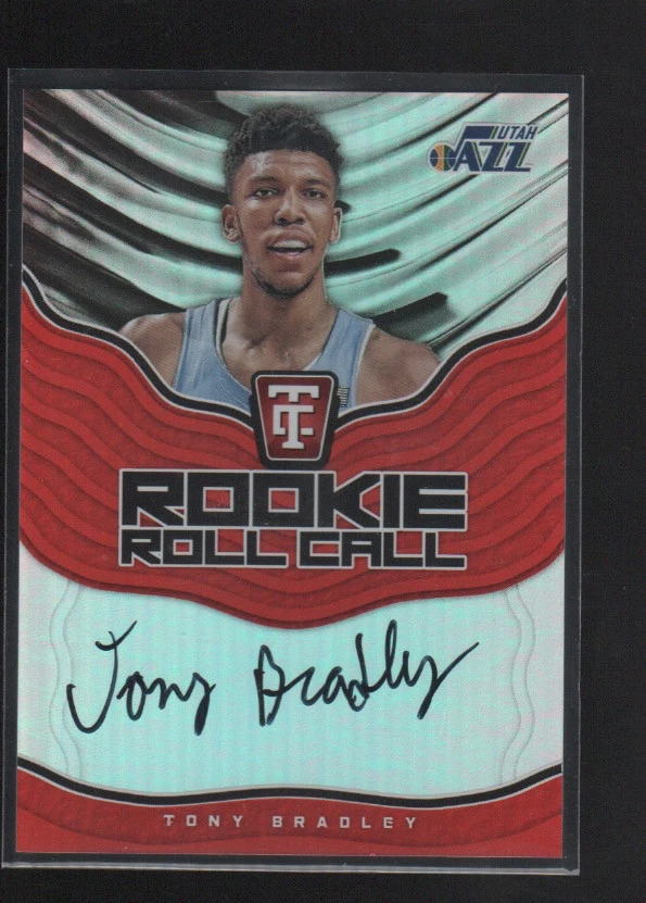 TONY BRADLEY 2017-18 PANINI TOTALLY CERTIFIED ROOKIE ROLL CALL AUTO  #RRC-TBR - Image 1 of 1