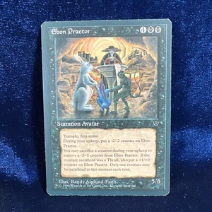 Ebon Praetor Fallen Empires Magic The Gathering Magic The Gathering lista de reserva rara - Imagen 1 de 4