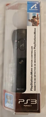 PlayStation 3 PS3 Move Motion Controller OEM Black - New NIB - Image 1 of 3