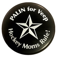 VP Sarah Palin for Veep Hockey Moms Rule Hockey Puck John McCain 2008 Election