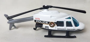 Vintage 1989 Hot Wheels Police Helicopter Unit 014 Infrared Tracking Unit White - Picture 1 of 7