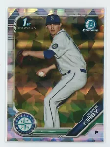 2019 Bowman Draft Chrome Sapphire George Kirby - BDC-115 - Picture 1 of 2