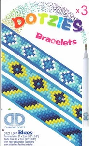 Hazlo tú mismo Diamond Dotz Blues Designs Niños Pulsera Arte Facetado Cuentas Artesanal Kit 11007 - Imagen 1 de 3