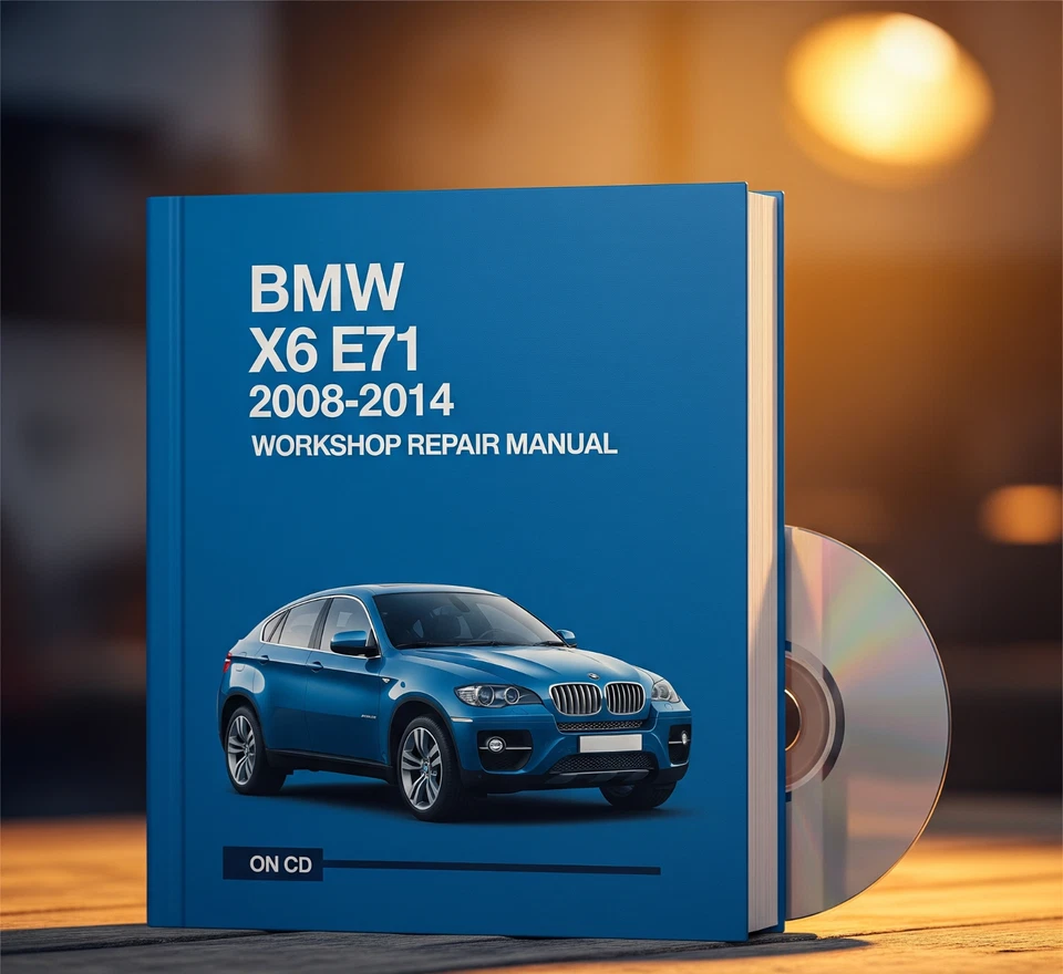 Guía de reparación manual de taller BMW X6 E71 2008-2014 en CD. Foto 1 de 1