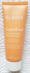 Elemis ~ Superfood Glow Priming Moisturiser ~ Face ~ 20ml (Travel Size) ~ NEW - Picture 1 of 4