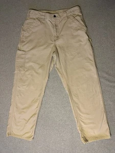 Carhartt Carpenter Hose Herren 33X30 B151 hellbraun - Bild 1 von 6