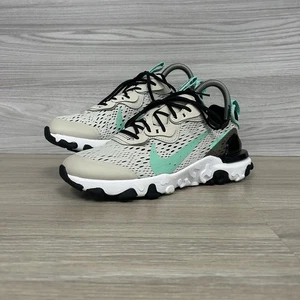 Nike React Vision D/MS/X Turnschuhe Uk Größe 5 Sneaker Schuhe Gym Grau Weiß - Bild 1 von 15